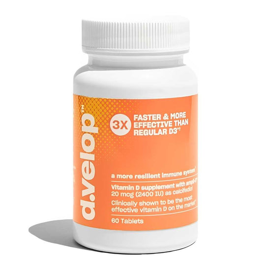 D.Velop Vitamin D3 2400 Iu (20 Mcg) – 3 X Faster & More Effective – Immune Support – 60 Tablets