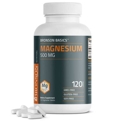 Bronson Vitamins Magnesium 500 Mg 120 Tabs
