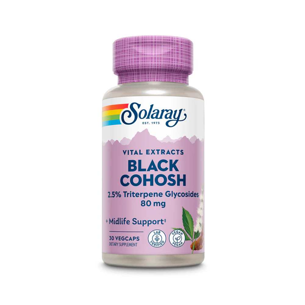 Solaray Black Cohosh Root Extract 80mg 30 Caps