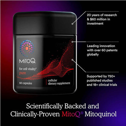 Mitoq Cellular Dietary Supplement – 60 Capsules for Cell Vitality & Energy