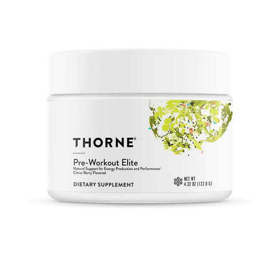 Thorne Pre-Workout Elite – Citrus Berry Energy & Performance Boost