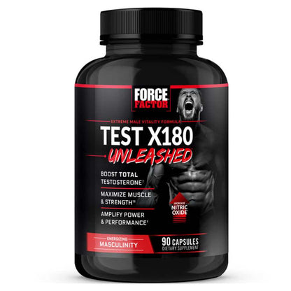Force Factor Test X180 Unleashed – 90 Capsules