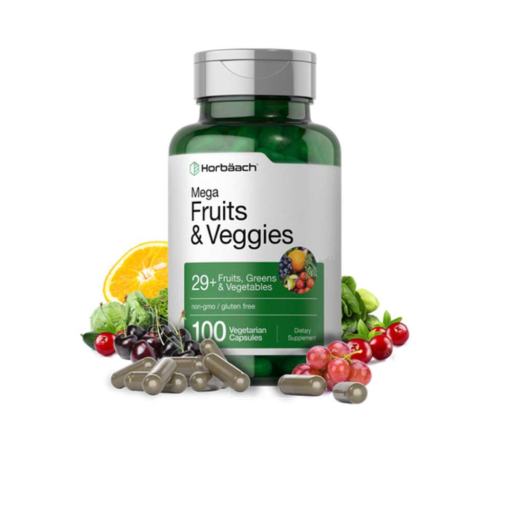 Horbäach Fruits and Veggies | 100 Capsules