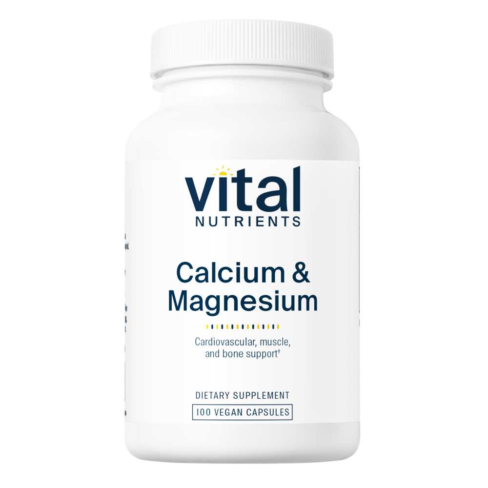 Vital Nutrients Calcium & Magnesium 225mg/75mg 100 Caps