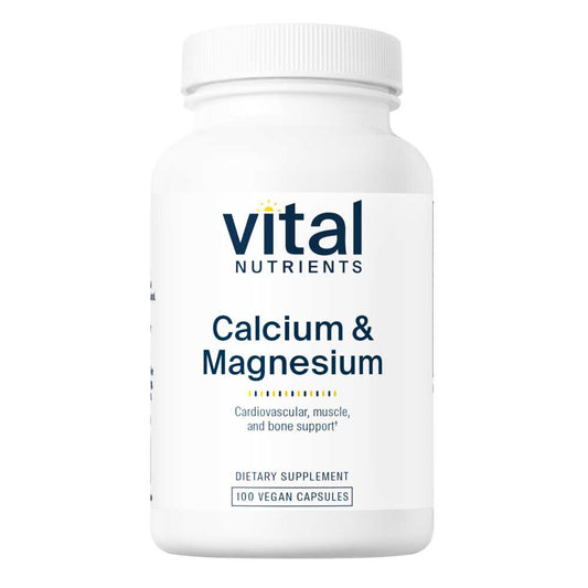 Vital Nutrients Calcium & Magnesium 225mg/75mg 100 Caps