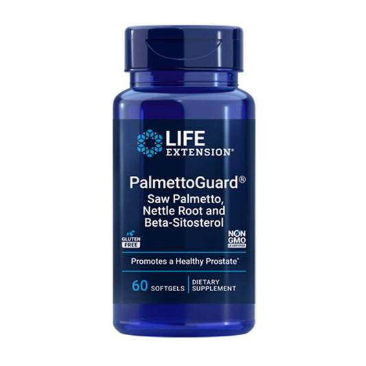 Life Extension Palmetto Guard® Saw Palmetto, Nettle Root and Beta-Sitosterol 60 Softgels