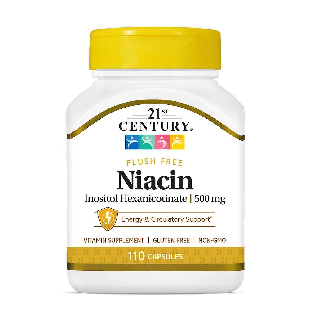 21st Century Niacin Inositol Hexanicotinate 500 Mg Flush Free 110 Caps