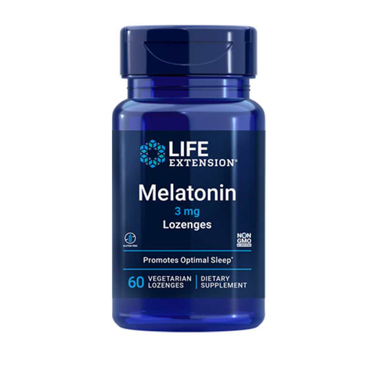 Life Extension Melatonin 3 Mg, 60 Vegetarian Lozenges