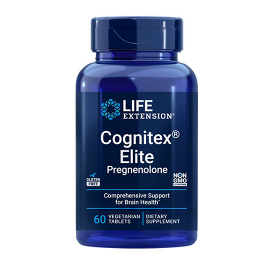 Life Extension Cognitex® Elite Pregnenolone – 60 Vegetarian Tablets