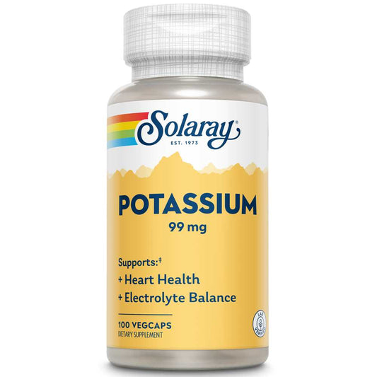 Solaray Potassium 99mg 100 Caps