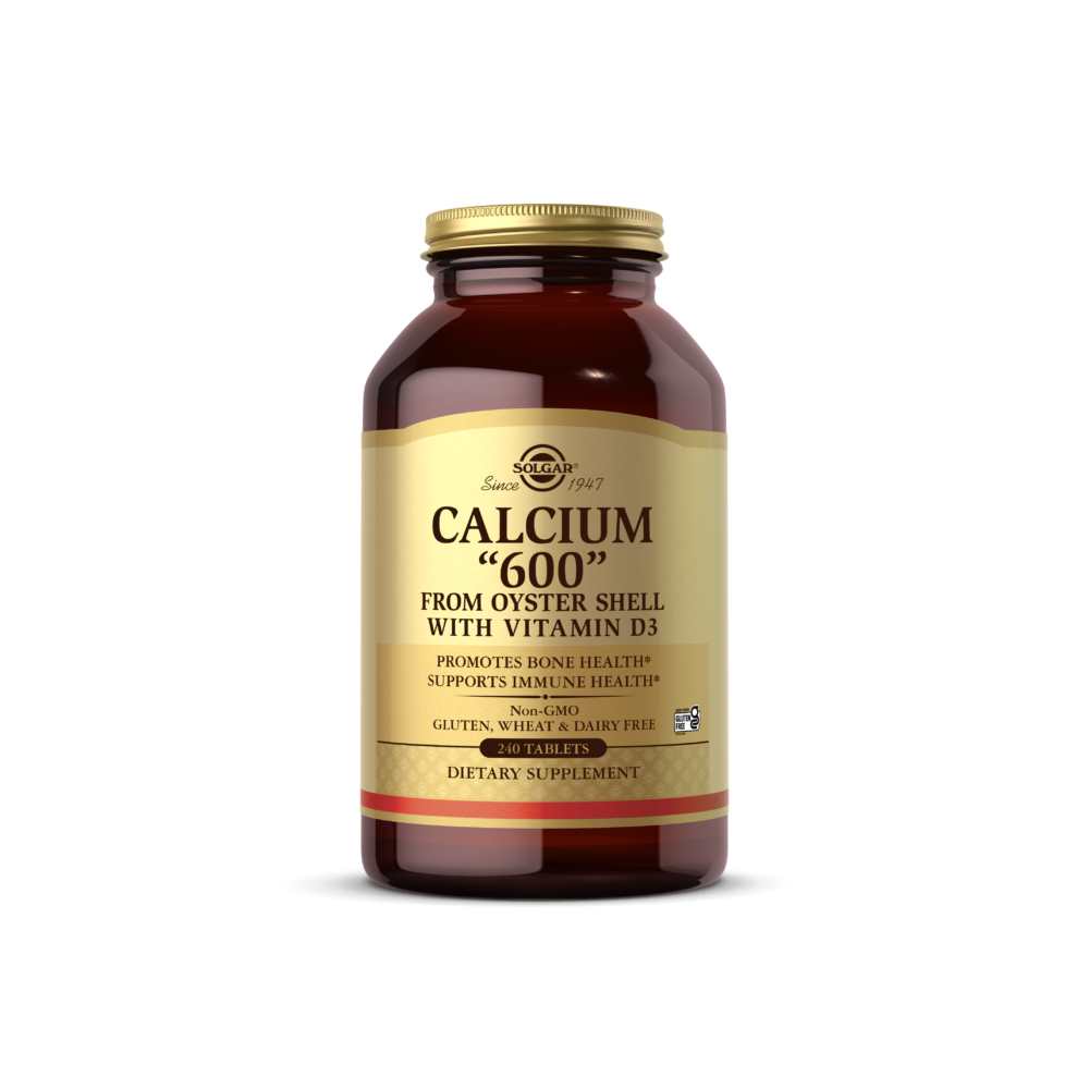 Solgar Calcium “600” (from Oyster Shell with Vitamin D3) 120 Tablets