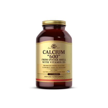 Solgar Calcium “600” (from Oyster Shell with Vitamin D3) 120 Tablets