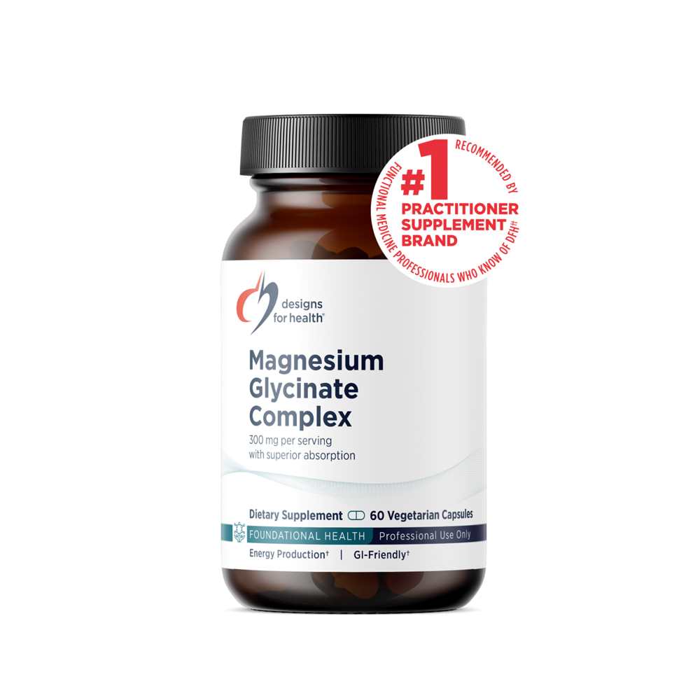 Designs for Health Magnesium Glycinate Complex 60 Caps