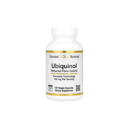 California Gold Nutrition, Ubiquinol Reduced Form CoQ10, 100 mg , 120 Veggie Capsules