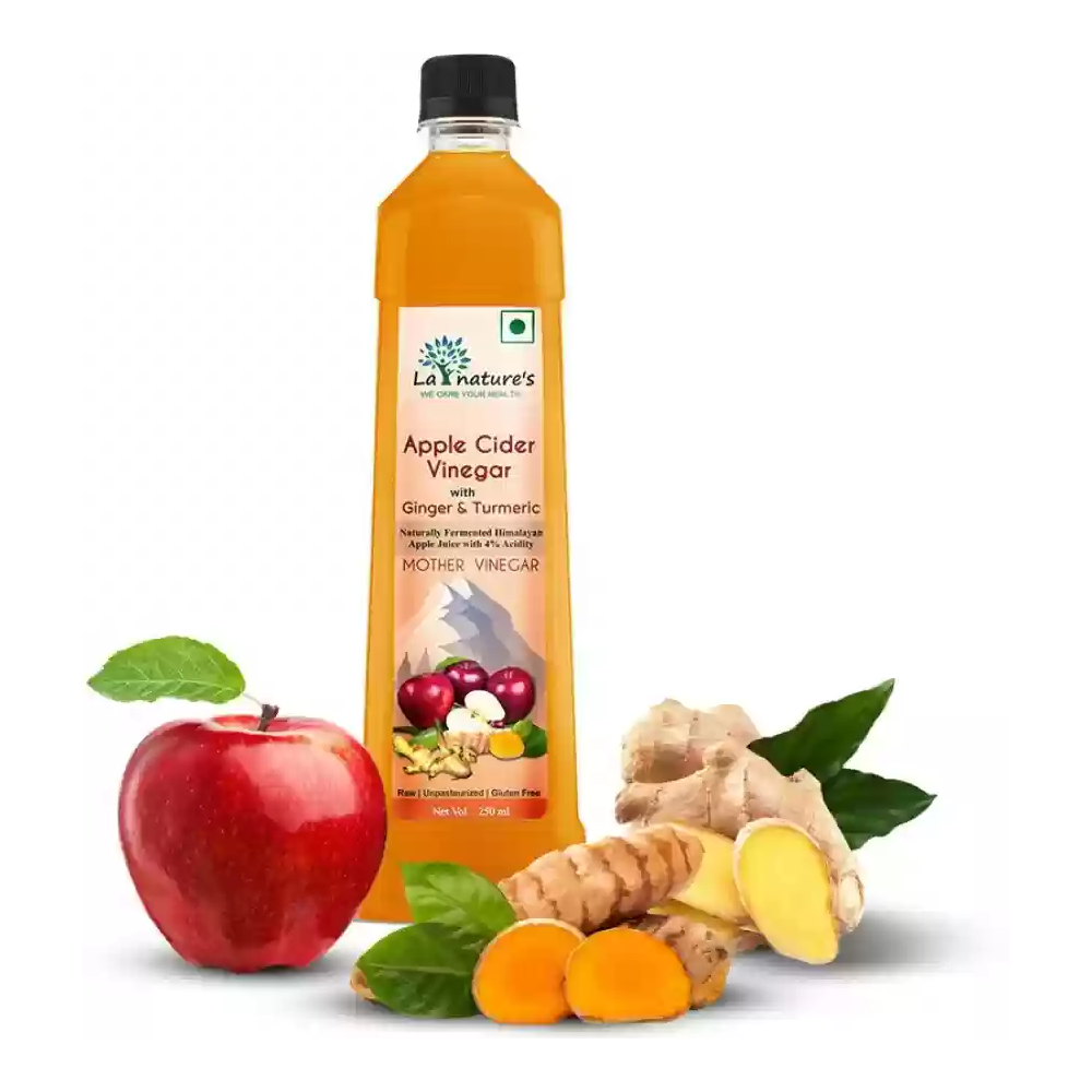 La Nature's Apple Cider Vinegar - Ginger & Turmeric 250ML