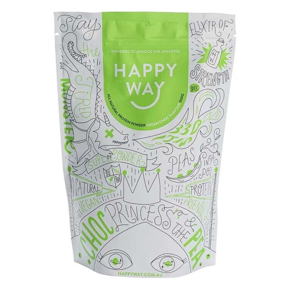 Happy Way Pea Protein Powder - Chocolate 500g