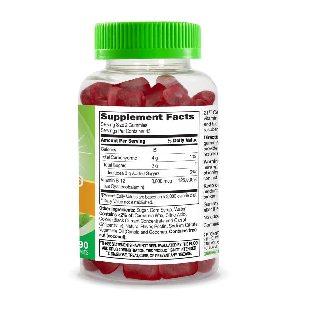 21st Century Vita Joy® B-12 3000 Mcg 90 Gummies - Extra Strength
