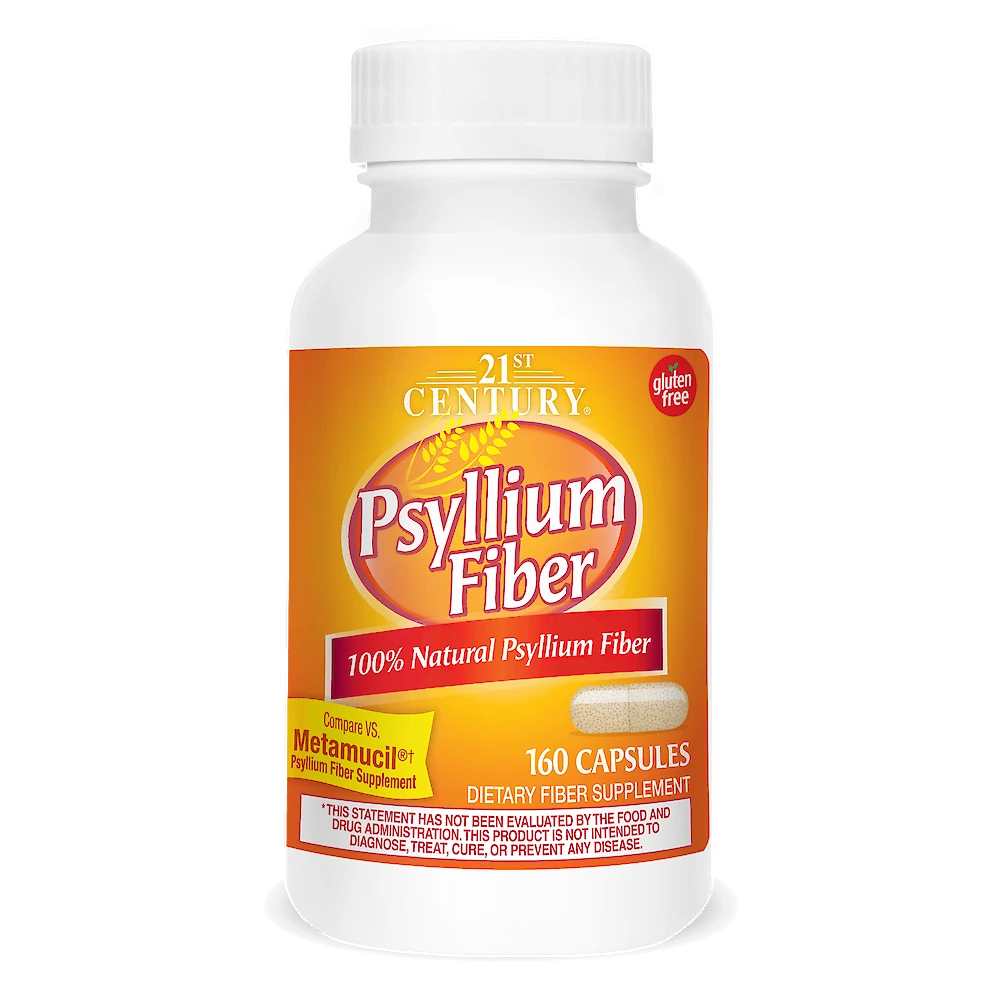 21st Century Psyllium Fiber 160 Caps