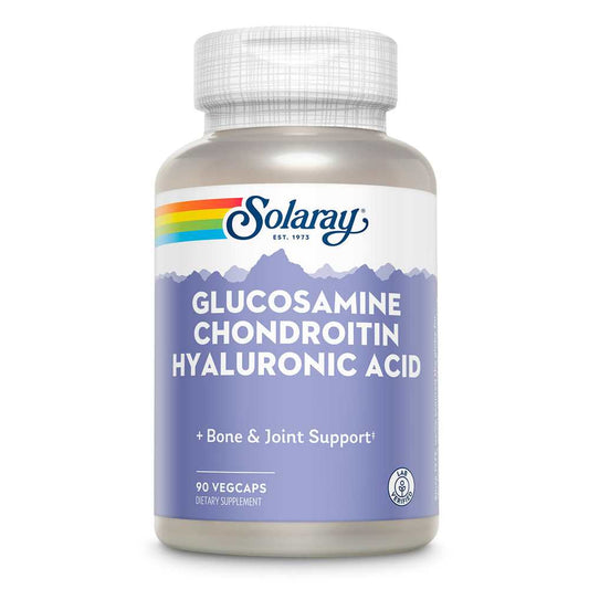 Solaray Glucosamine, Chondroitin W/ Hyaluronic Acid 90 Caps