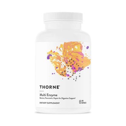 Thorne Multi Enzyme – Digestive Support with Betaine, Pancreatin & Pepsin