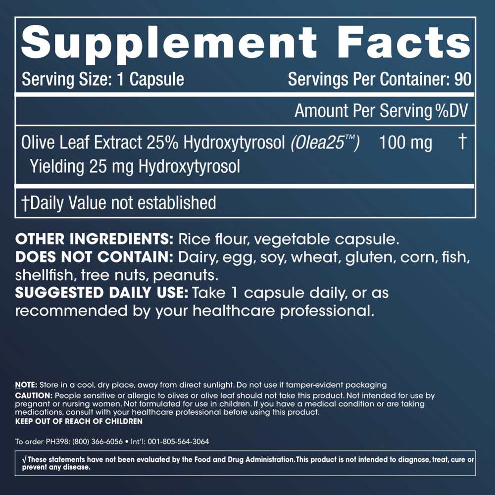 Pro Health Hydroxytyrosol Extreme – 25mg Antioxidant Support | 90 Capsules | Longevity & Cellular Health