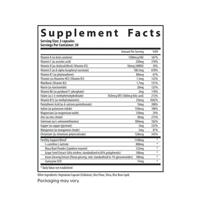 Fairhaven Health FertilAid® for Men – Daily Fertility & Reproductive Health Support Multivitamin with Methylfolate, L-Carnitine & Moco | 90 Capsules – 1-Month Supply