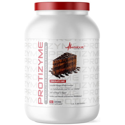 Protizyme by Metabolic Nutrition – Chocolate Cake Protein for Cravings & Muscle Support