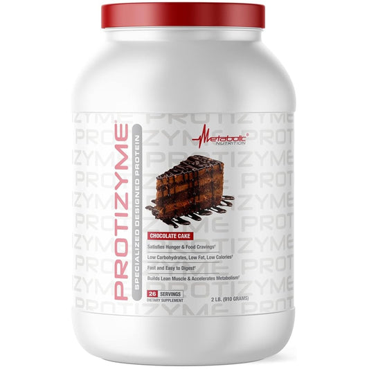 Protizyme by Metabolic Nutrition – Chocolate Cake Protein for Cravings & Muscle Support