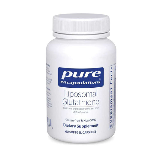 Pure Encapsulations Liposomal Glutathione 60 Softgel Capsules – Gluten-Free & Non-GMO