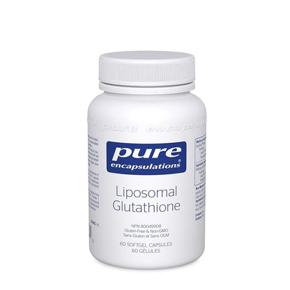 Pure Encapsulations Liposomal Glutathione 60 Softgel Capsules – Gluten-Free & Non-GMO