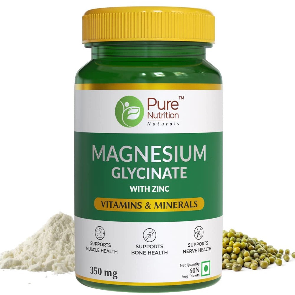 Pure Nutrition Magnesium Glycinate With Zinc 350MG