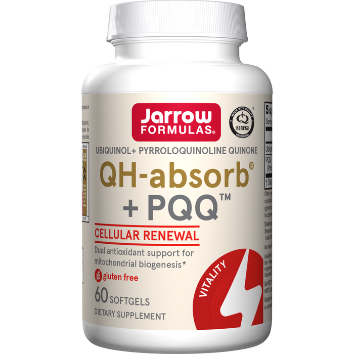 Jarrow Formulas Qh-Absorb® + Pqq™ 30 Softgels