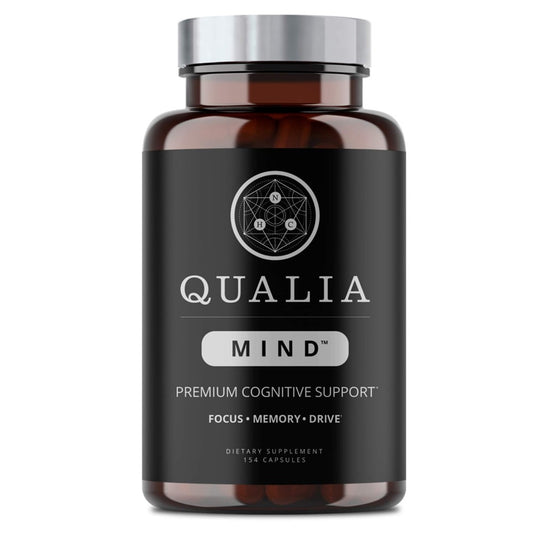 Qualia Mind™ - Premium Cognitive Support | Focus, Memory & Drive | 154 Capsules