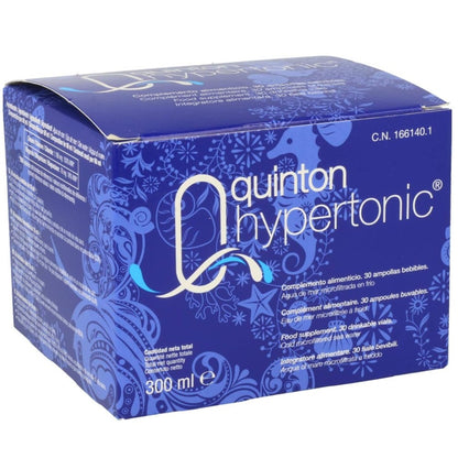 Quinton Hypertonic 300ml with Magnesium - Ampoules for Energy & Vitality