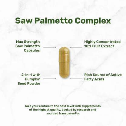 Deal Supplement Saw Palmetto Supplement 5000mg with Pumpkin Seed, 300 Capsules