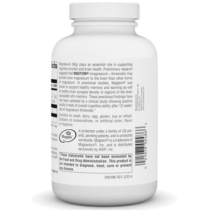 Source Naturals Magtein® Magnesium L-Threonate 667mg – Learning & Memory Support | 90 Capsules