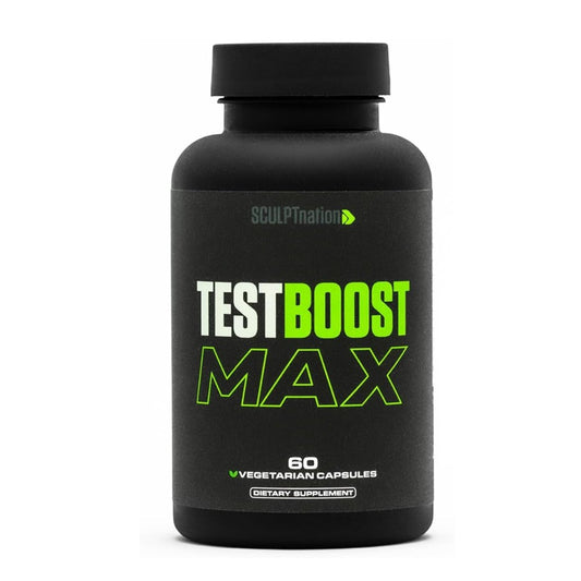 Test Boost Max Sculpt Nation- Natural Testosterone Booster - 60 Vegetarian Capsules - Dietary Supplement