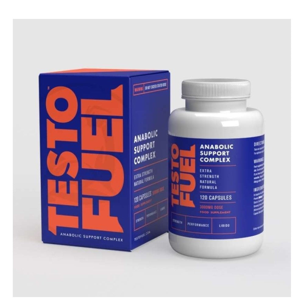 TestoFuel Testosterone Booster - Anabolic Support Complex for Muscle Growth, Strength & Vitality