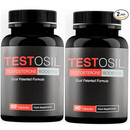 Testosil Testosterone Booster – Dual Patented Strength (Testosterone Enhancer)