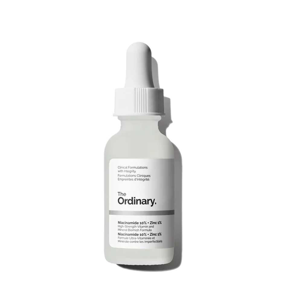 The Ordinary Niacinamide 10% + Zinc 1%  Pore Minimizing Serum.