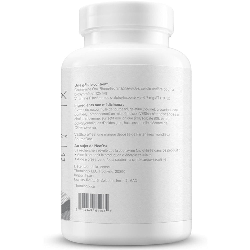 Theralogix NeoQIO® Coenzyme Q10 Supplement - 90 Softgels