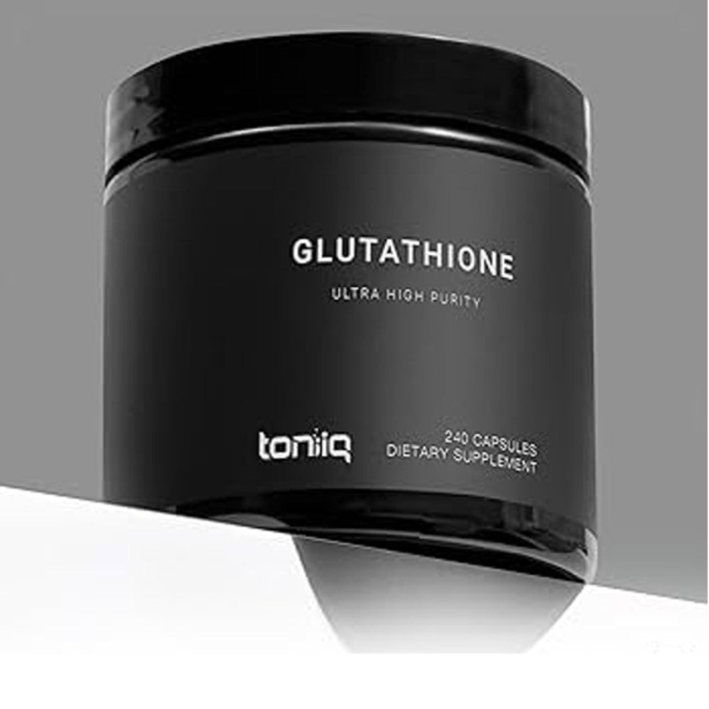 Toniiq Glutathione Ultra High Purity – 98% Pure, Third-Party Tested – 240 Capsules Dietary Supplement