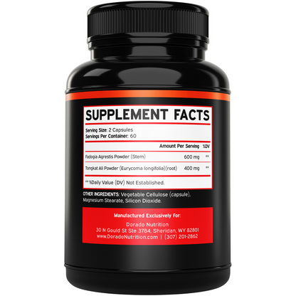 Dorado Nutrition Fadogia Agrestis & Tongkat Ali 120 Caps