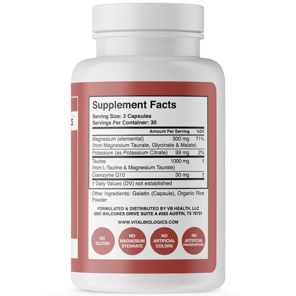 Vital Biologics Heart Calm Capsules – Natural Support for Healthy Heart Rhythm
