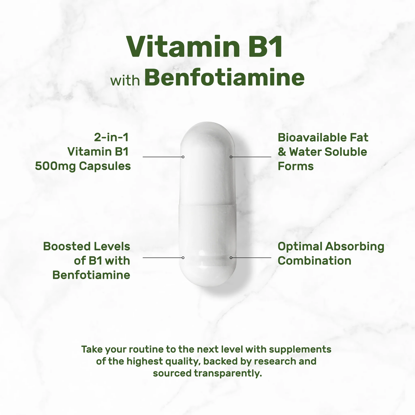 Deal Supplement Vitamin B1 500mg with Benfotiamine 240 caps