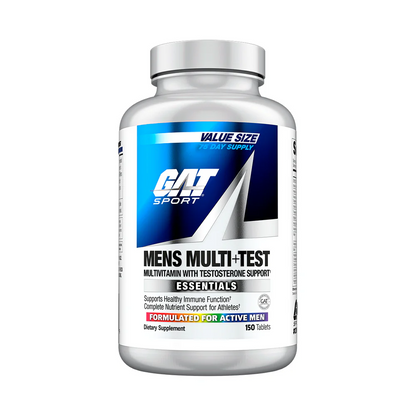 GAT Sport Men's Multi Test Multivitamin with Testosterone Support, Supports Healthy Immune Function, Formulated for Active Men, Dietary Supplement,60 Tablets