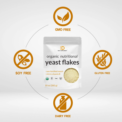 Deal Supplement Organic Nutritional Yeast Flakes 10oz