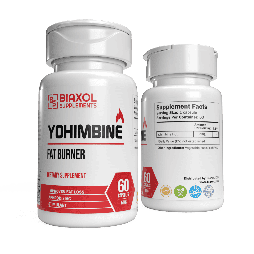 Biaxol Supplements Yohimbine Fat Burner 60 Caps