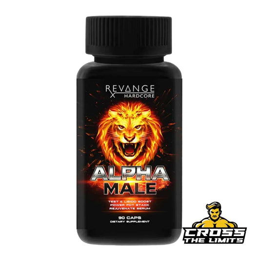 Revange Hardcore Alpha Male – Ultimate Testosterone & Performance Booster, 90 Capsules