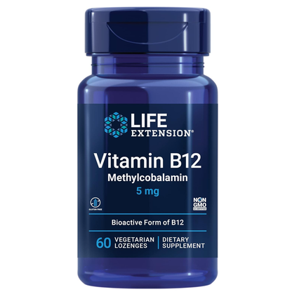 Life Extension Vitamin B12 Methylcobalamin 500mcg – 100 Vegetarian Lozenges, Non-Gmo